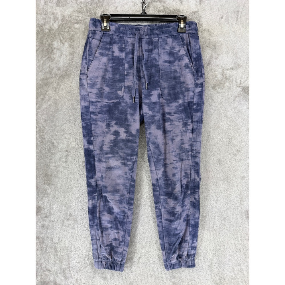 Athleta‎ Farallon Printed Jogger Blue Camo Tie Dye Pants 4 657547-01